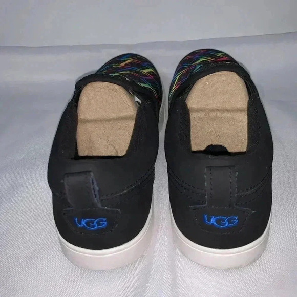 UGG Caplan Slip On big Girls Shoes Size 6, colorful pattern black background. - Picture 4 of 9